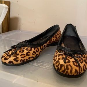 Cheetah print flats